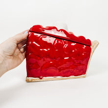 Load image into Gallery viewer, Cherry Pie Ceramic Cookie Jar

