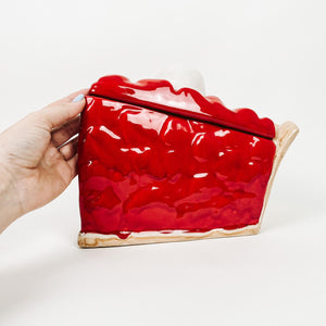 Cherry Pie Ceramic Cookie Jar
