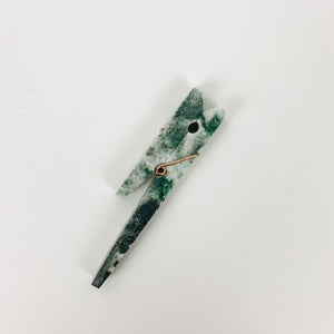 Turquoise Rhodonite Smoke Clip