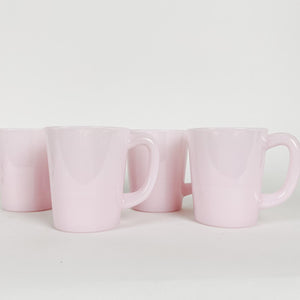 Glass Coffee/Tea Mug in Milk Pink - Sold Individually