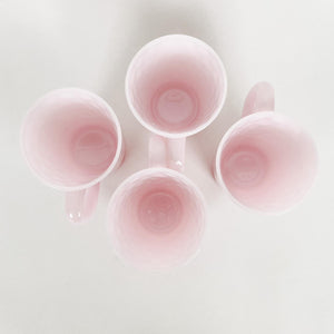 Glass Coffee/Tea Mug in Milk Pink - Sold Individually