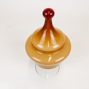 Mid Century Empoli Style Glass Stasher