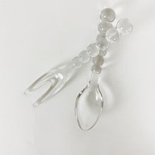 Load image into Gallery viewer, Candlewick Glass Salad Servers
