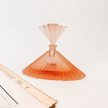 Load image into Gallery viewer, Frosted Pink Deco Perfume Bottle
