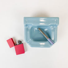 Load image into Gallery viewer, Blue Ceramic Sink Ashtray
