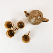 Load image into Gallery viewer, Stone Tea Pot Set

