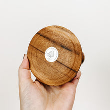 Load image into Gallery viewer, Pair of Myrtlewood Candlestick Holders
