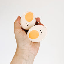 Load image into Gallery viewer, Egg Salt and Pepper Shakers
