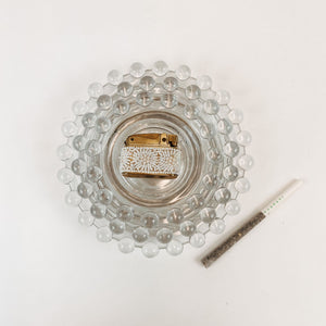 3 Piece Candlewick Ashtray Set