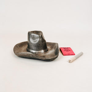 Metal Cowboy Hat Ashtray