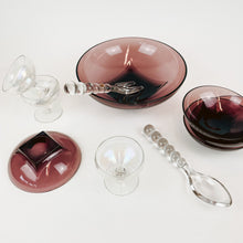 Load image into Gallery viewer, Amethyst Glass Serving Set
