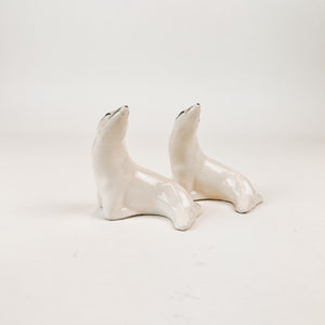 Pair of Seal Salt and Pepper Shakers