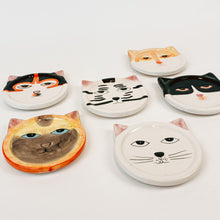 Load image into Gallery viewer, Ceramic Cat Coasters
