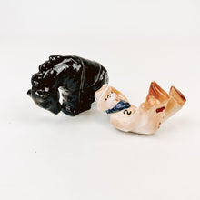 Load image into Gallery viewer, Horse and Cowboy Salt and Pepper Shakers
