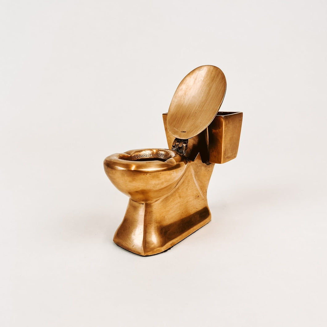 Brass Toilet Ashtray