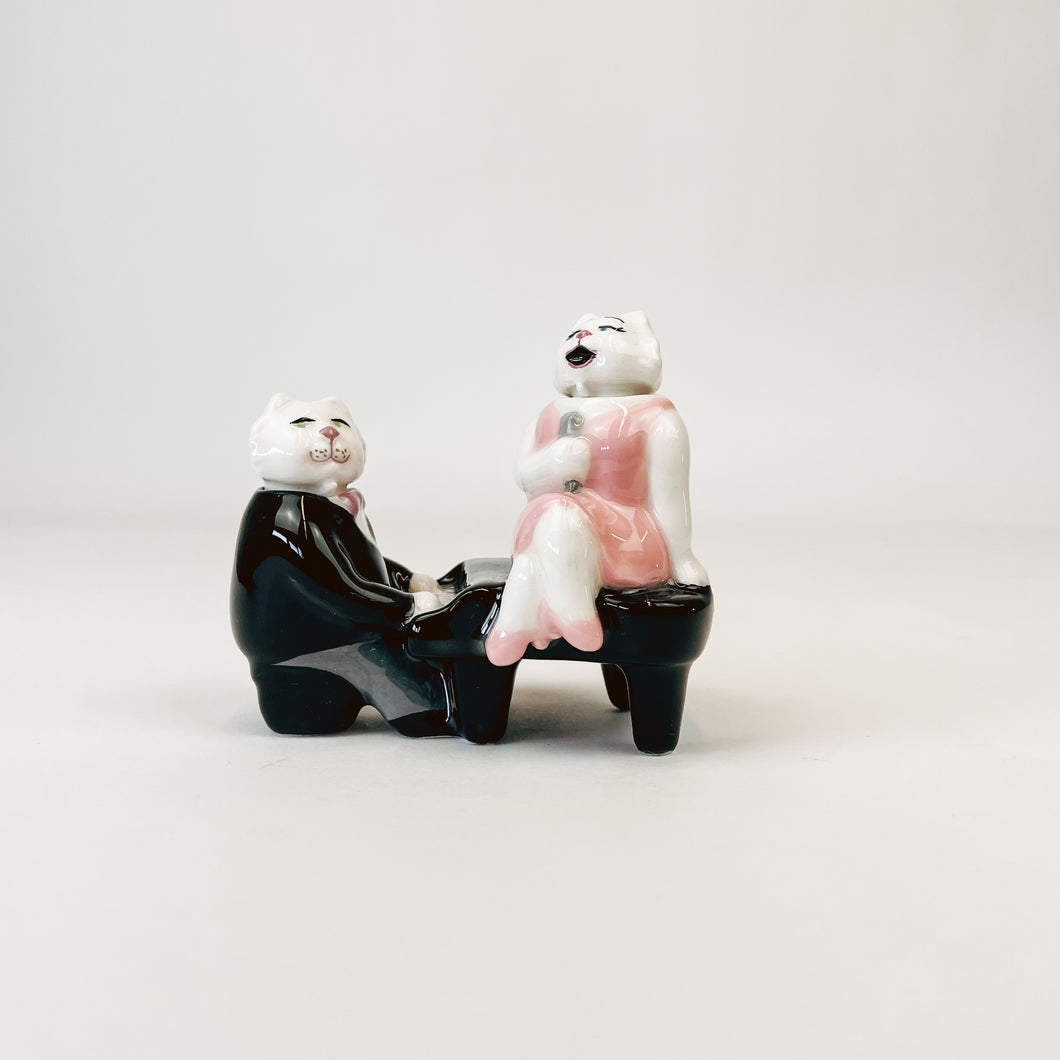 Jazz Cats Salt and Pepper Shakers