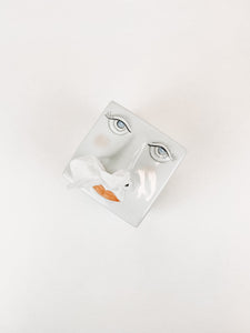 Ceramic Face Tissue Box