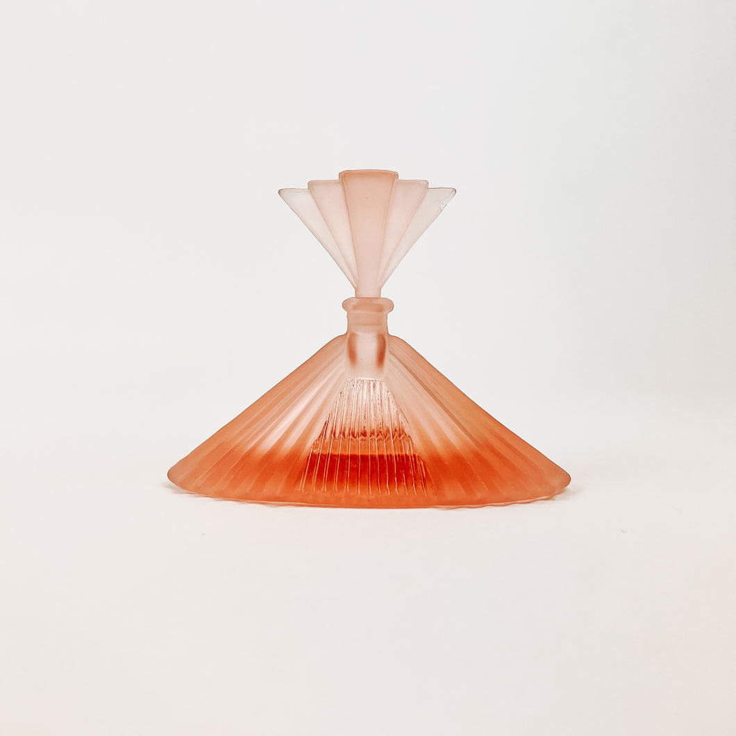 Frosted Pink Deco Perfume Bottle