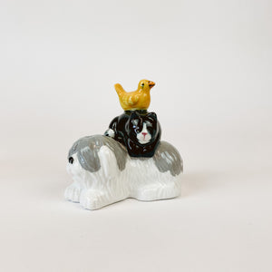 Pet Trio Salt and Pepper Shakers