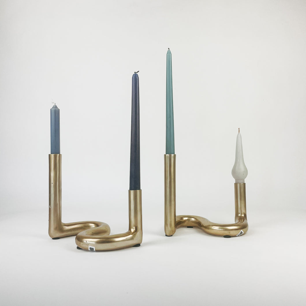 Pair of Brass Candlestick Holders
