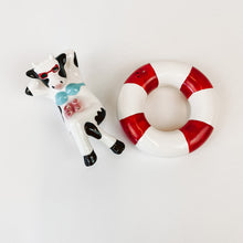 Load image into Gallery viewer, Lazy River Cow Salt and Pepper Shakers
