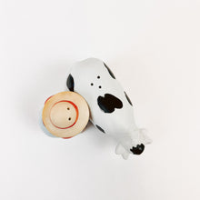 Load image into Gallery viewer, Farmer and Cow Salt and Pepper Shakers
