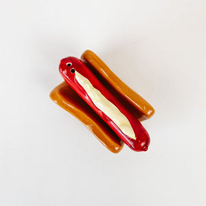 Hot Dog and Bun Salt and Pepper Shakers