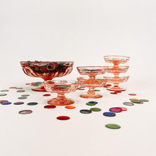 Load image into Gallery viewer, 1930s Pink Depression Glass Part Set
