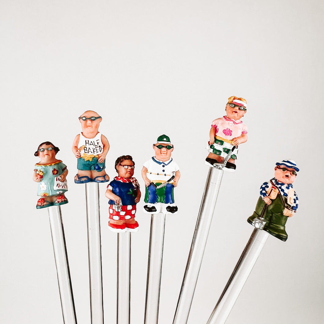 Neighborhood Character Cocktail Stirrers