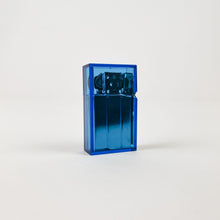 Load image into Gallery viewer, Clear Blue Hard Edge Refillable Lighter
