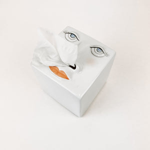 Ceramic Face Tissue Box