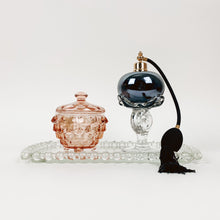 Load image into Gallery viewer, Art Deco Hand Blown Glass Perfume Bottle
