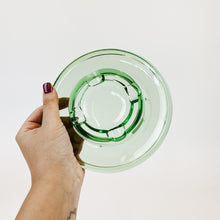 Load image into Gallery viewer, Green Depression Glass Party Ashtray
