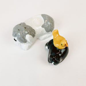 Pet Trio Salt and Pepper Shakers