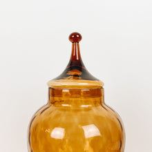 Load image into Gallery viewer, Empoli Style Amber Glass Stasher
